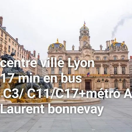 Medipole T2 Avec Un Garage Gratuit Sur Place, 16min A Centre Lyon En Metro A Apartment *