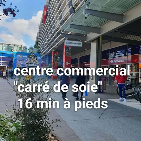 Medipole T2 Avec Un Garage Gratuit Sur Place, 16min A Centre Lyon En Metro A Apartment *